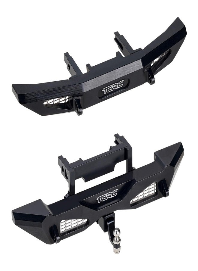 مجموعة مصدات أمامية وخلفية من الألومنيوم من TCRC لسيارة TRX4M Bronco 1/18 RC Crawler Car، قطع غيار للترقية - Image 1